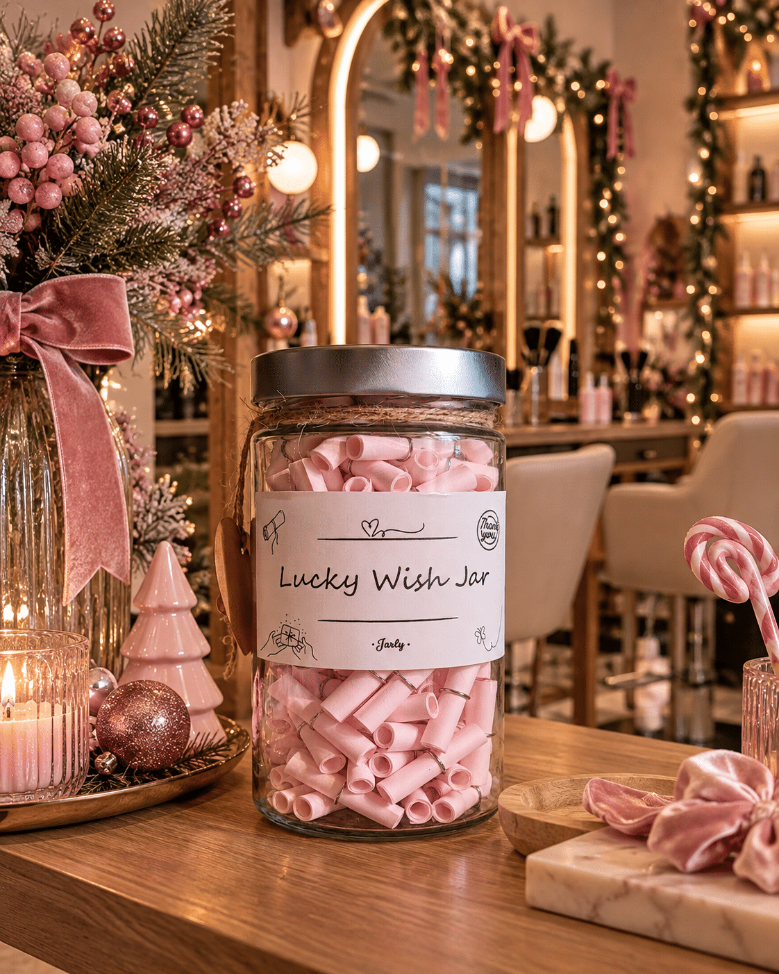 Lucky Wish Jar: Βαζάκι ευχών για πελάτες - Image 2